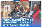 Ñuble: SERNAC y SEC fiscalizan la venta de termoventiladores y estufas