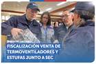 Los Lagos: SERNAC, Seremi de Energía y SEC entregan recomendaciones tras fiscalización de productos de calefacción