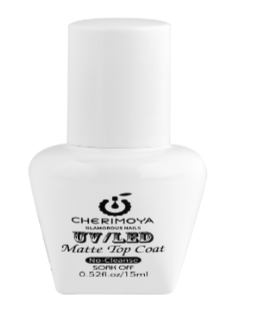 Esmaltes de uñas marca CHERIMOYA, líneas TOP GLOSSY y TOP FINISH GEL, año 2025.
