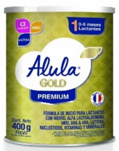 Fórmulas Infantiles, Marca Alula Gold 1 (0 a 6 meses) 400g