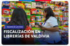 Los Ríos: Fiscalización en librerías de Valdivia ante el inicio del año escolar