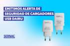 Alerta de Seguridad: Cargadores USB Dairu, modelos DR-CUSBAx2-12W y DR-CUSBAC-25W, años 2025-2026