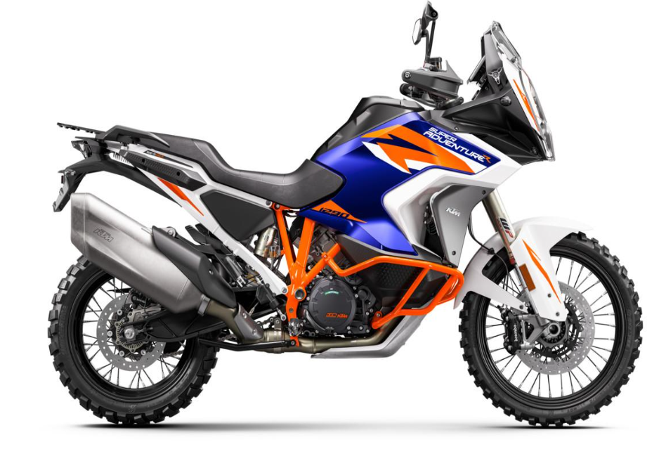 Motocicletas KTM 1290 Super Adventure S/R, años 2021-2022.