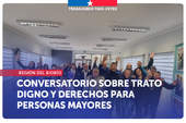 Biobío: SERNAC realiza conversatorio sobre trato digno y derechos para personas mayores en la regiónigida a plataformas municipales de la región