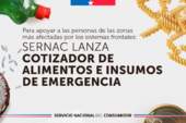 SERNAC lanza cotizador de alimentos e insumos de emergencia