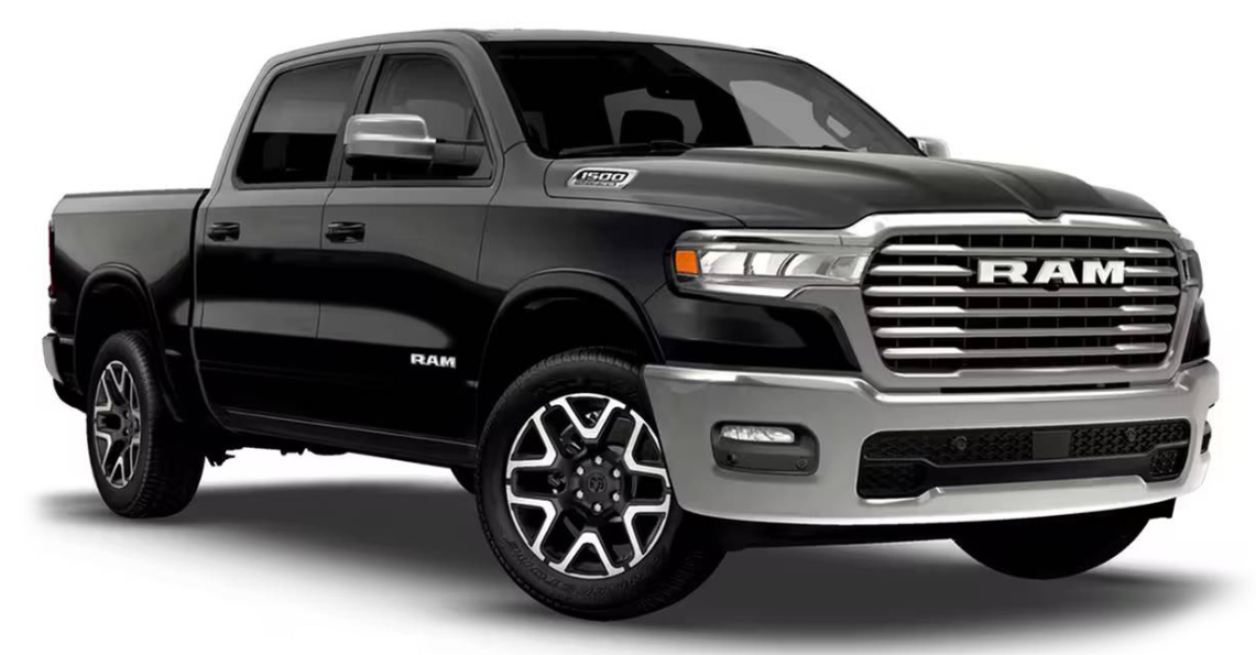 Vehículos RAM 1500, años 2025-2026.