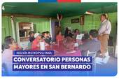 Metropolitana: Conversatorio para mejorar la experiencia de atención de personas mayores en San Bernardo Metropolitana: Conversatorio para mejorar la experiencia de atención de personas mayores en San Bernardo